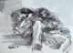 Sleeping Young Man with a Knapsack