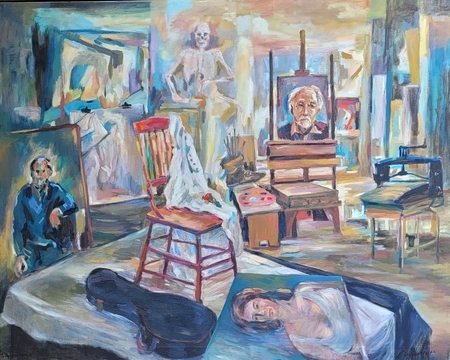 Self Portrait (Studio Corner)