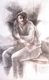 Seated Man (conté chalk)